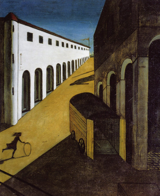 Giorgio de Chirico : Mistero e melanconia di una strada. 1914