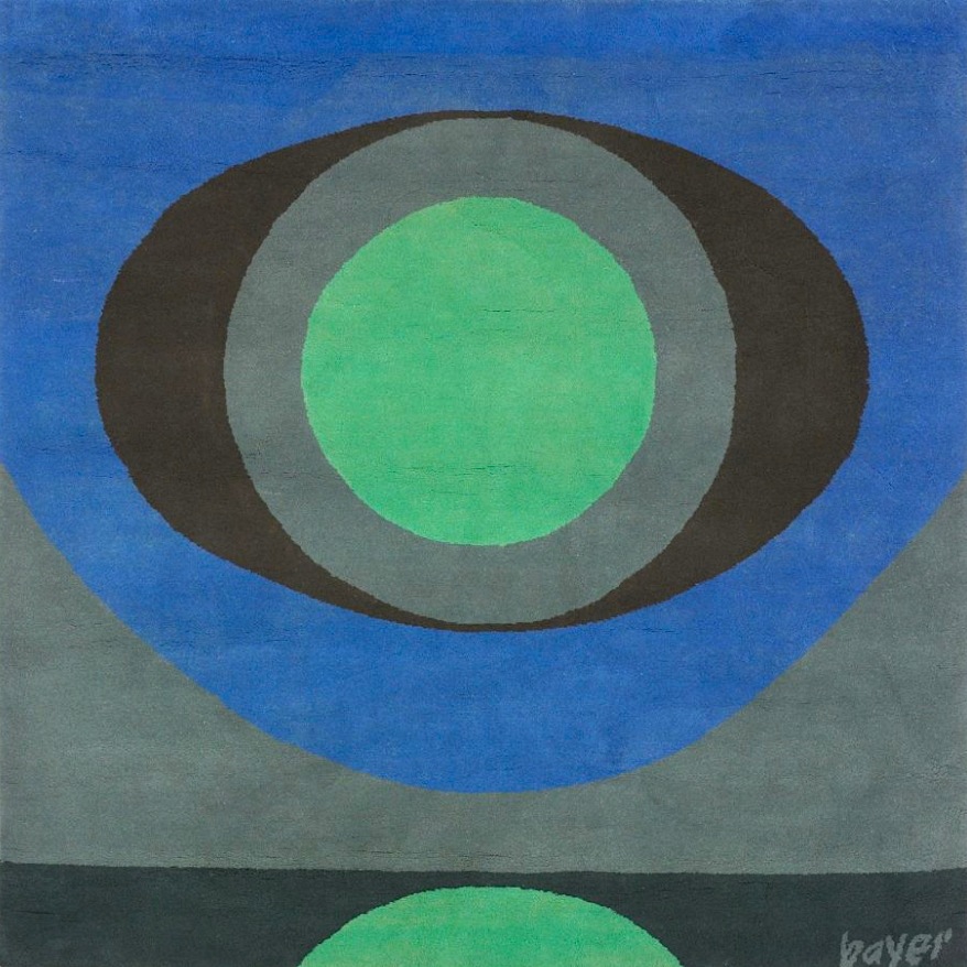 Herbert Bayer : Green Star (Tapisserie), 1970