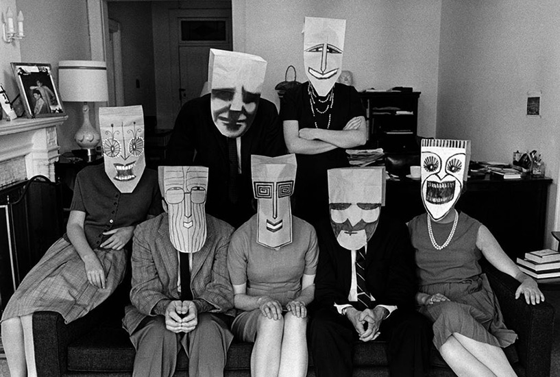 Inge Morath : Masquerade 2 (The Saul Steinberg Mask Series), 1960 1962