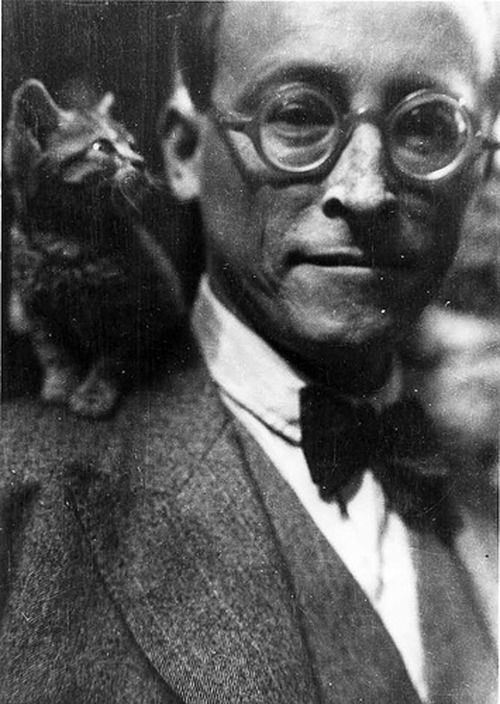 André Gide et son chat