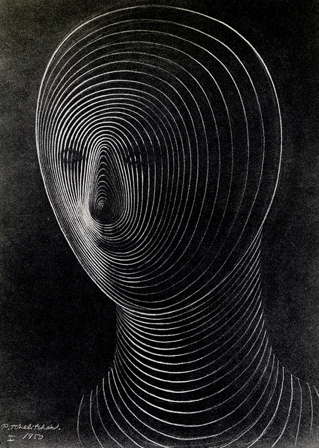 Pavel Tchelitchew : Head. 1950.