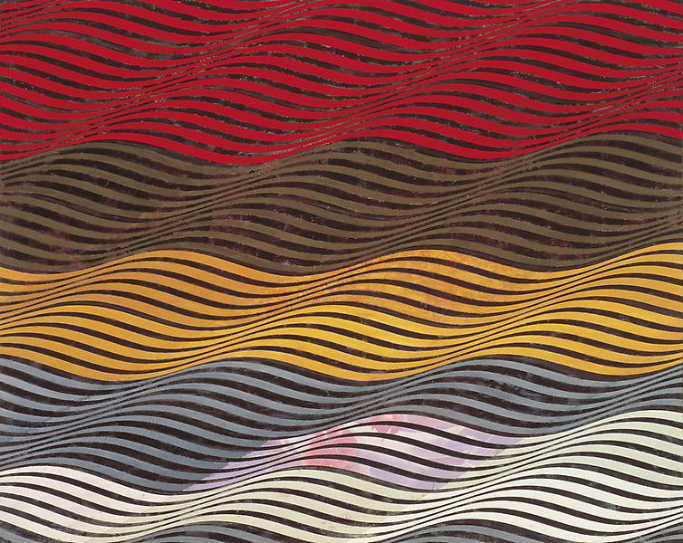Philip Taaffe : Combine Painting, 1986
