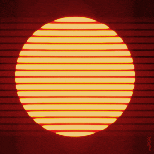 Soleil strié