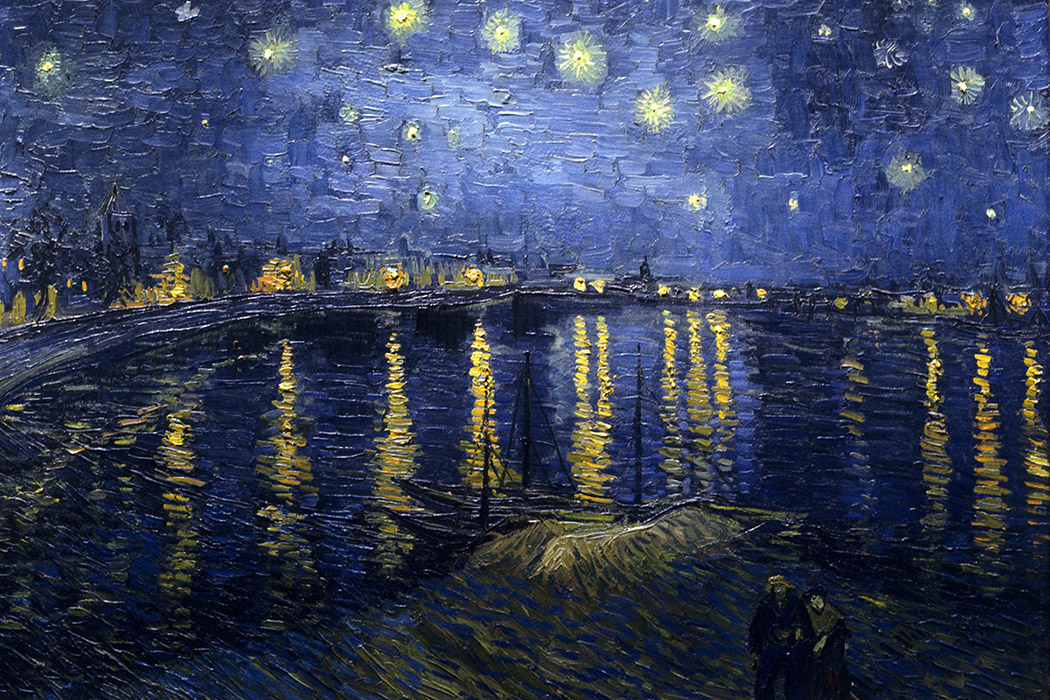 Van Gogh : Nuit étoilée sur le Rhône